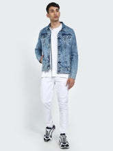 Load image into Gallery viewer, Acid Wash Denim Jacket