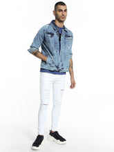 Load image into Gallery viewer, Acid Wash Denim Jacket