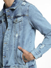 Load image into Gallery viewer, Acid Wash Denim Jacket