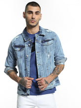 Load image into Gallery viewer, Acid Wash Denim Jacket