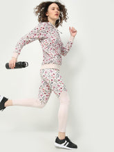 Load image into Gallery viewer, ONE/ZERO BY KOOVS Athleisure Multi Floral Print Hoodie